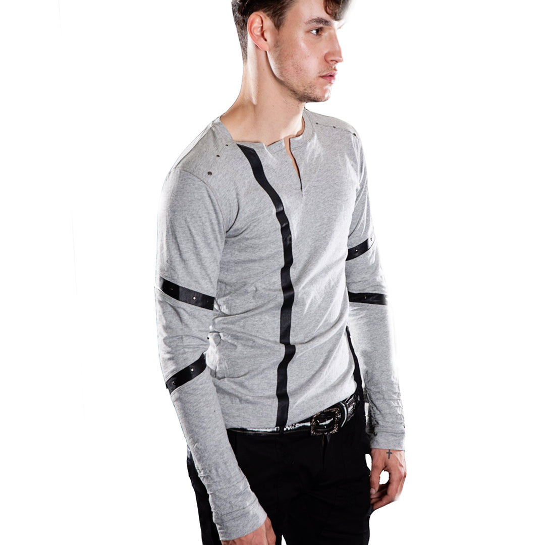 HENLEY SWEATER Longsleeve | littleKINGDesigns